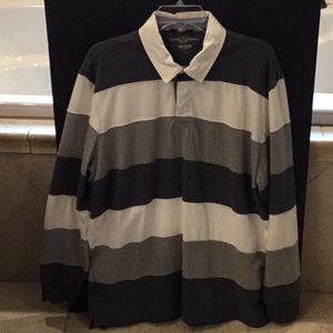 EUC Men’s Club Room Long Sleeve Polo in Size L in 100% Cotton